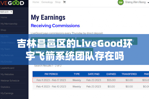 吉林昌邑区的LiveGood环宇飞箭系统团队存在吗